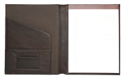 Brown Leather Letter-Size Padfolio Covers, Portfolio Covers